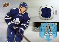 2014-15 Upper Deck Rookie Materials Jersey Patch #RM5 Greg McKegg